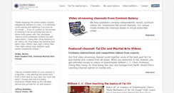 Desktop Screenshot of contentgalaxy.com