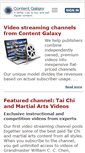 Mobile Screenshot of contentgalaxy.com