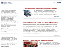 Tablet Screenshot of contentgalaxy.com